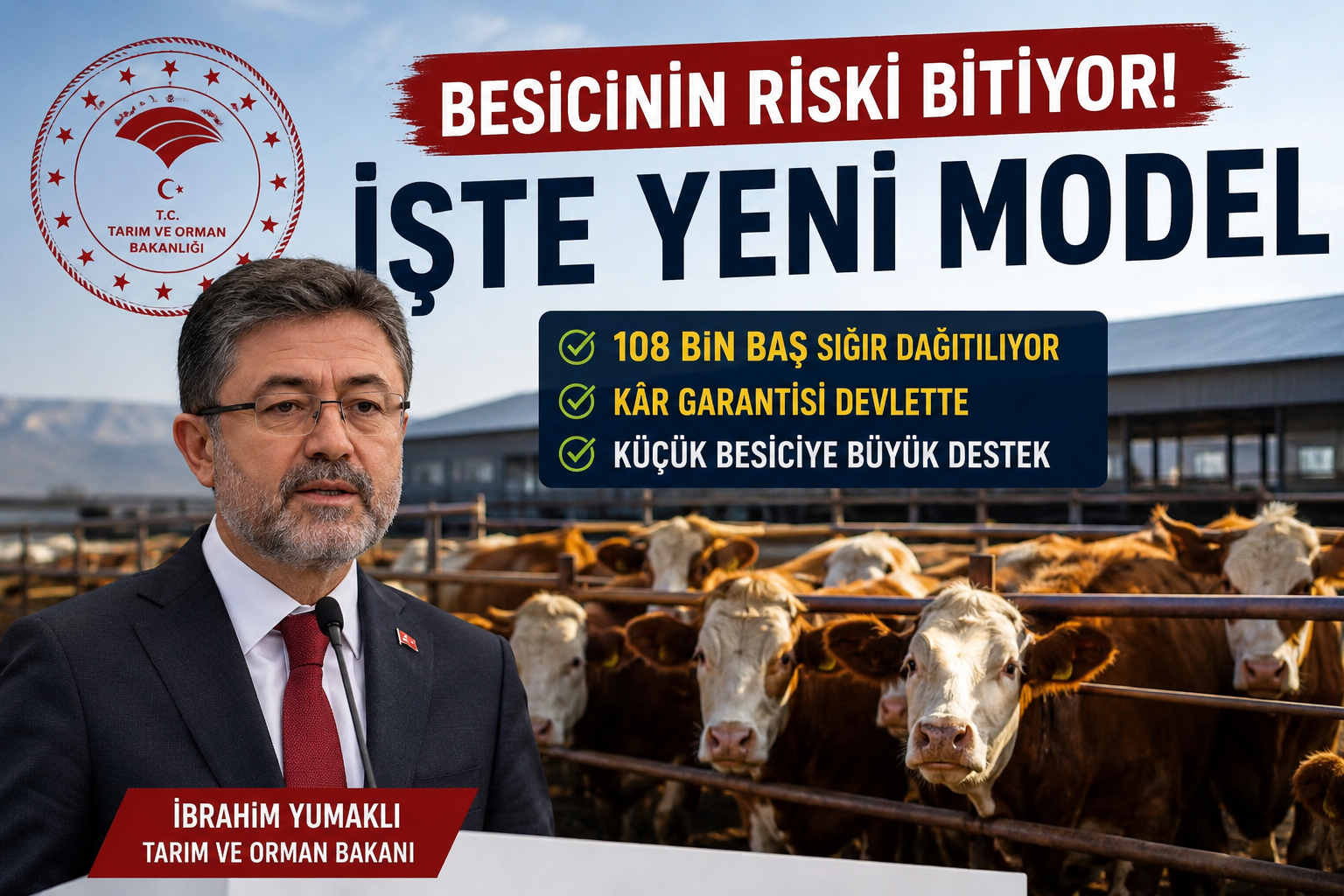 BESİCİNİN RİSKİ BİTİYOR! İŞTE YENİ MODEL