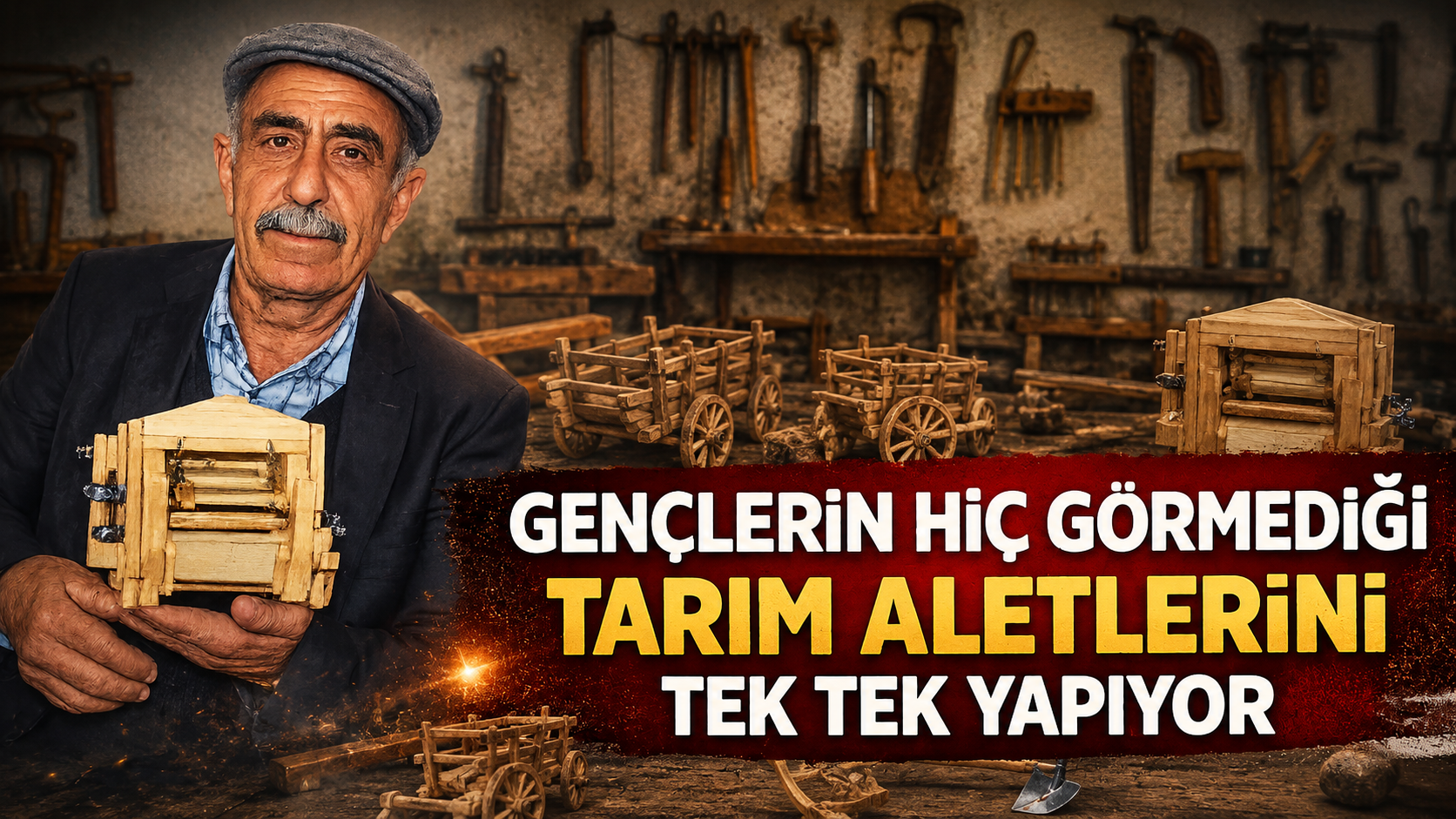 78 YAŞINDA GEÇMİŞİ YENİDEN İNŞA EDİYOR! TARIMIN UNUTULAN KAHRAMANLARINI YAŞATIYOR