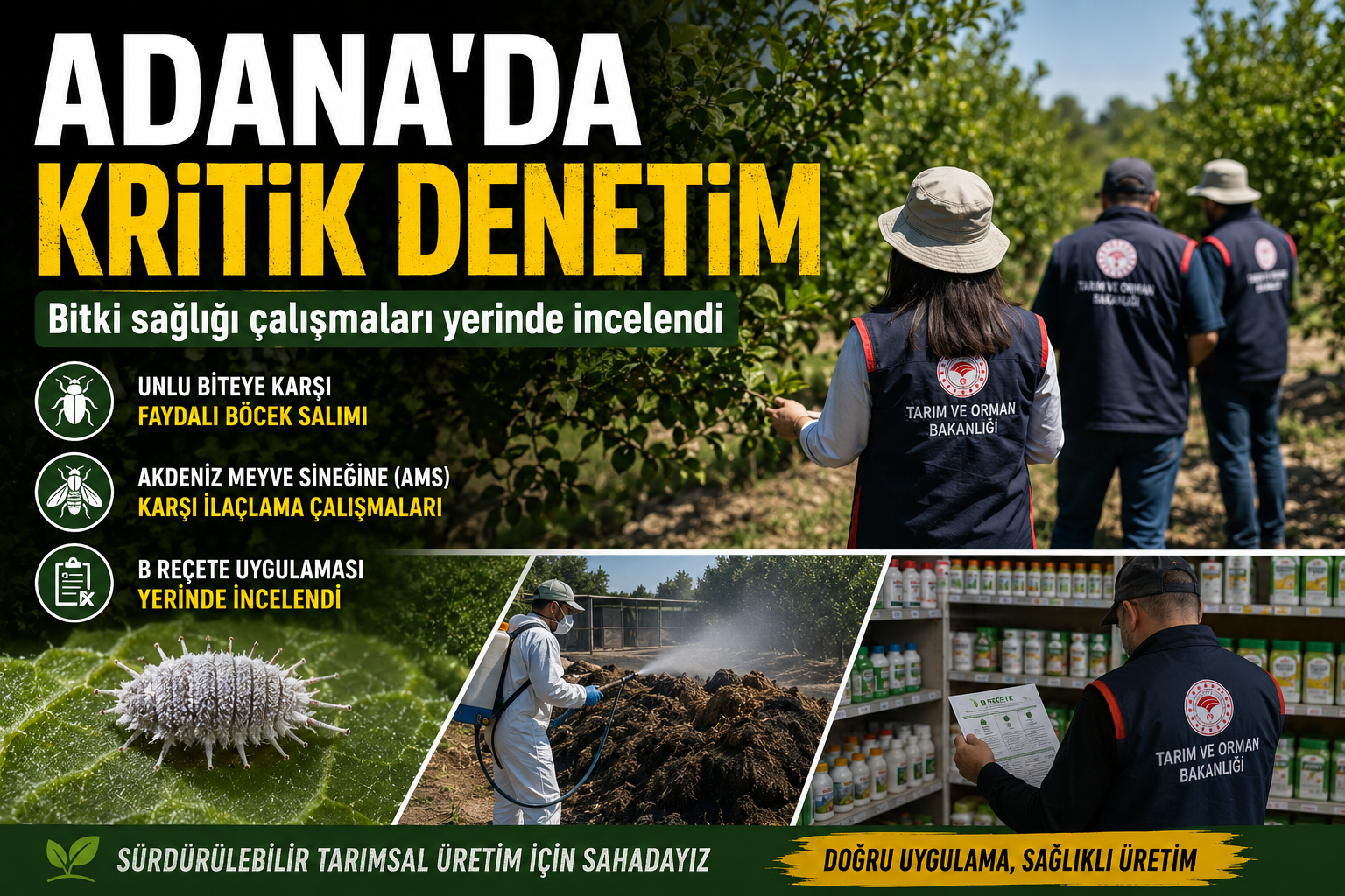 ADANA'DA KRİTİK DENETİM