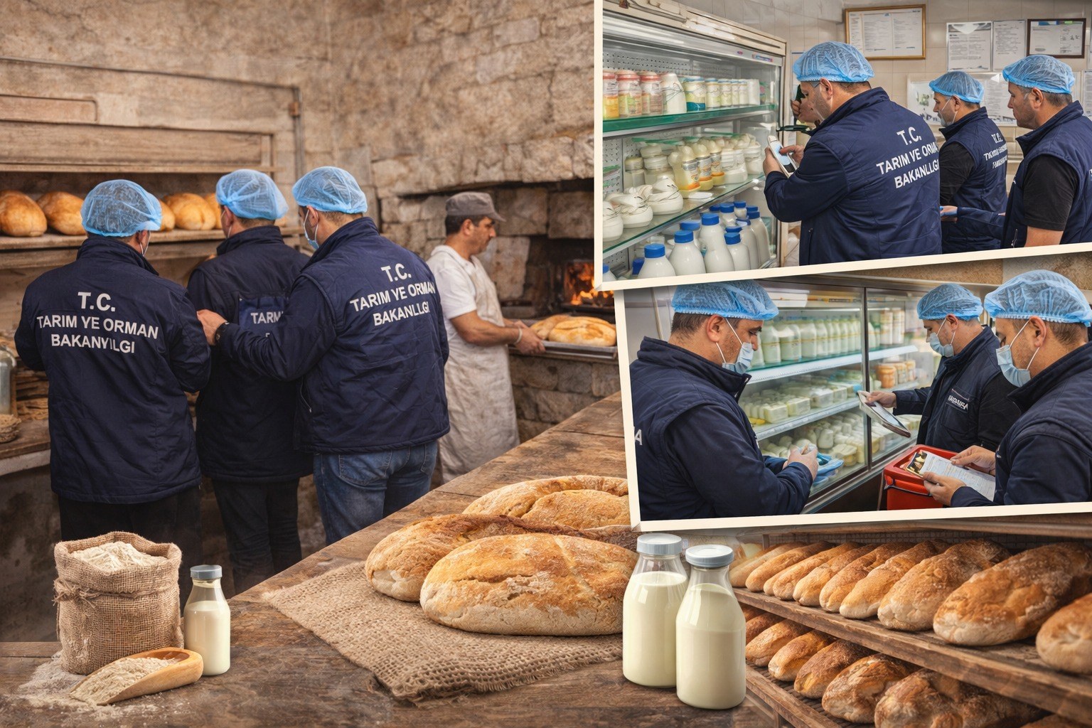 ADANA POZANTI DA EKMEK VE SÜT ÜRÜNLERİ DENETİMLERİ SÜRÜYOR