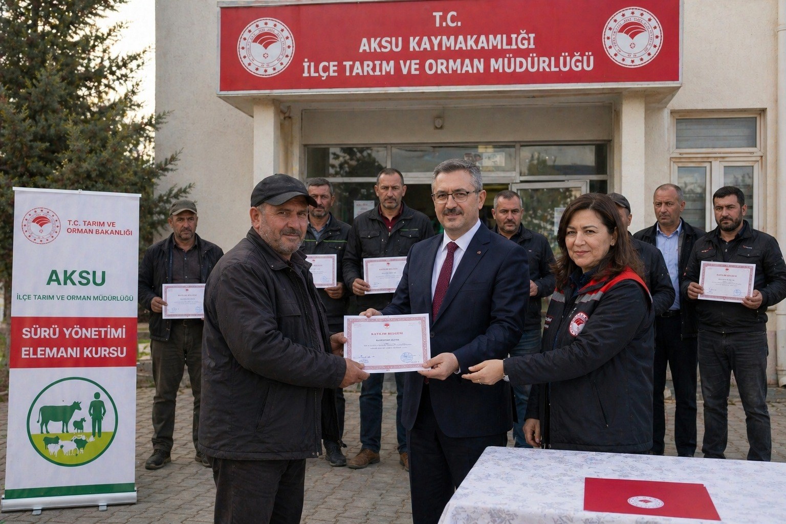AKSU’DA SÜRÜ YÖNETİMİ ELEMANI KURSU BAŞARIYLA TAMAMLANDI