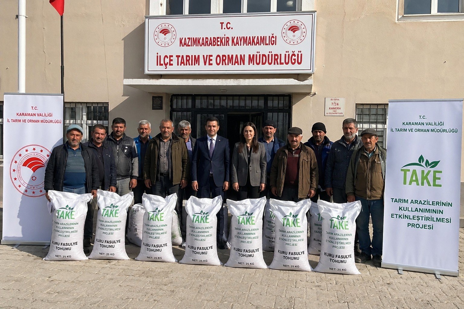KURU FASULYE TOHUMU DAĞITIMI GERÇEKLEŞTİRİLDİ