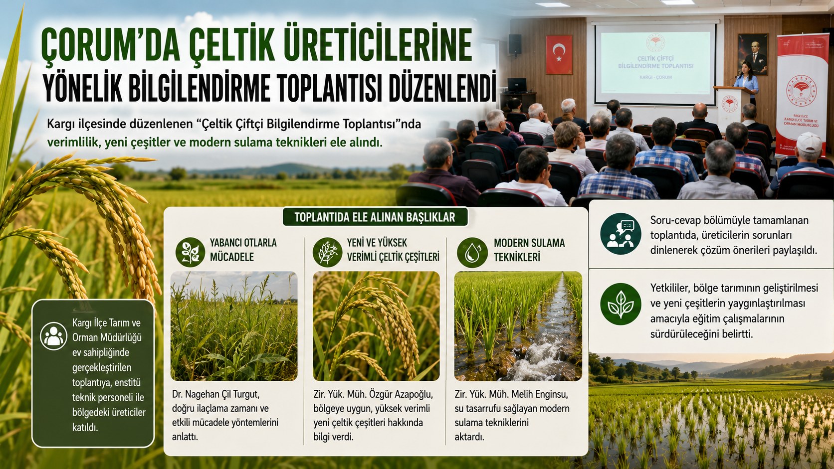 BİLGİLENDİRME TOPLANTISI DÜZENLENDİ