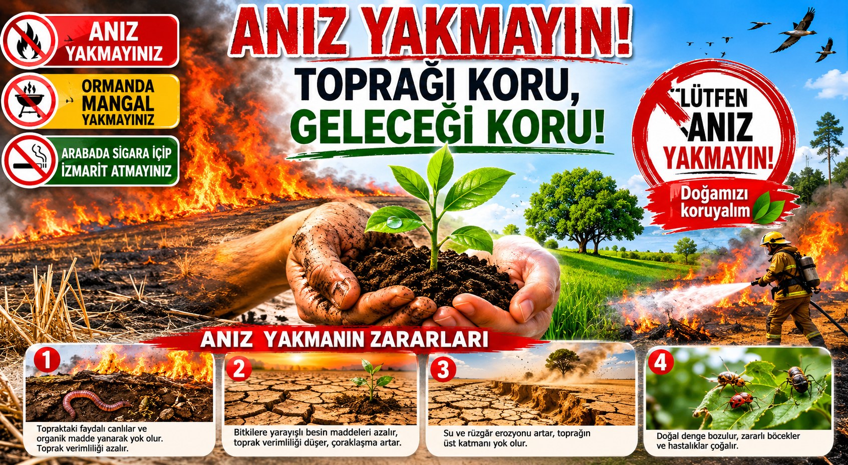 TOPRAĞI YAKMA GELECEĞİ KARARTMA