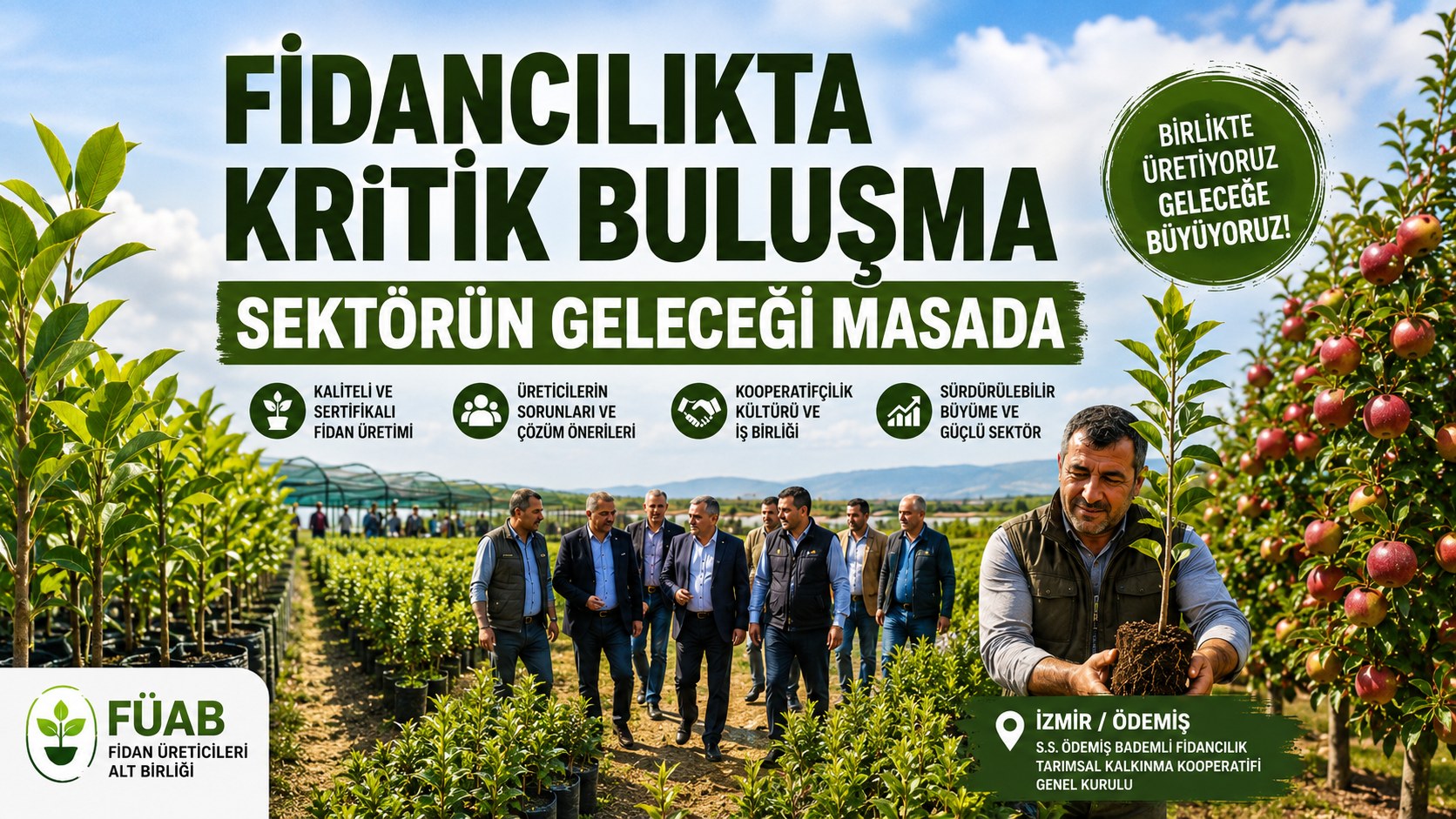 FİDANCILIKTA KRİTİK BULUŞMA! SEKTÖRÜN GELECEĞİ MASAYA YATIRILDI