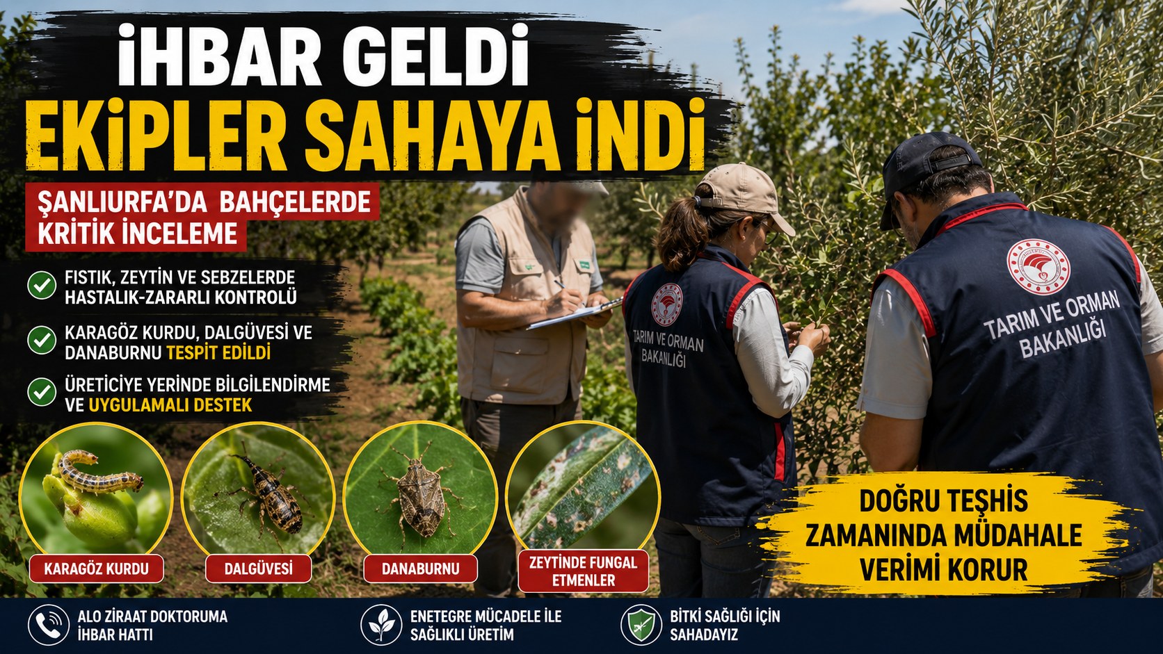 İHBAR GELDİ EKİPLER SAHAYA İNDİ