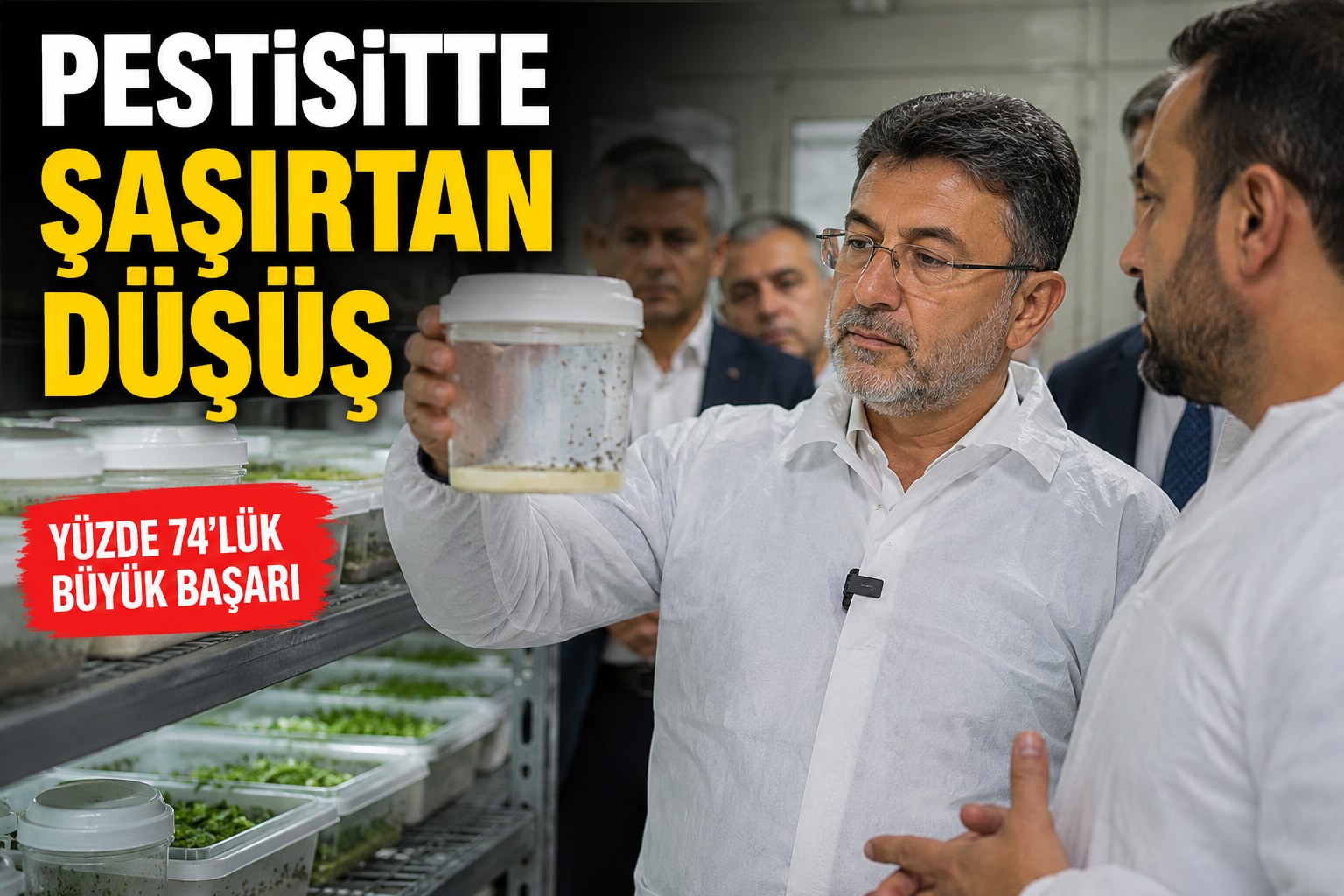 PESTİSİTTE ŞAŞIRTAN DÜŞÜŞ