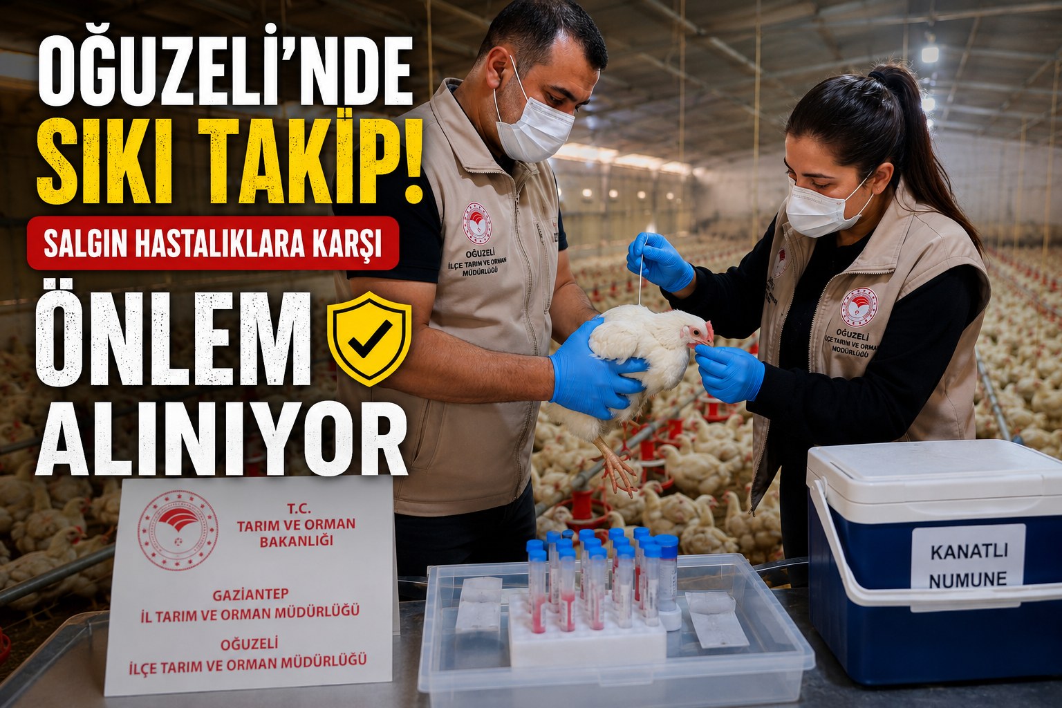 KANATLI İŞLETMELERİNDE SALGINA KARŞI SIKI ÖNLEM!