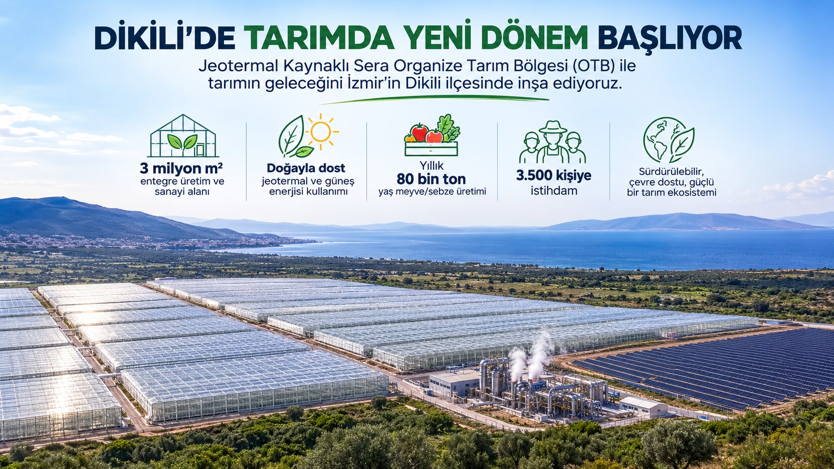 DİKİLİ'DE TARIMDA YENİ DÖNEM BAŞLIYOR