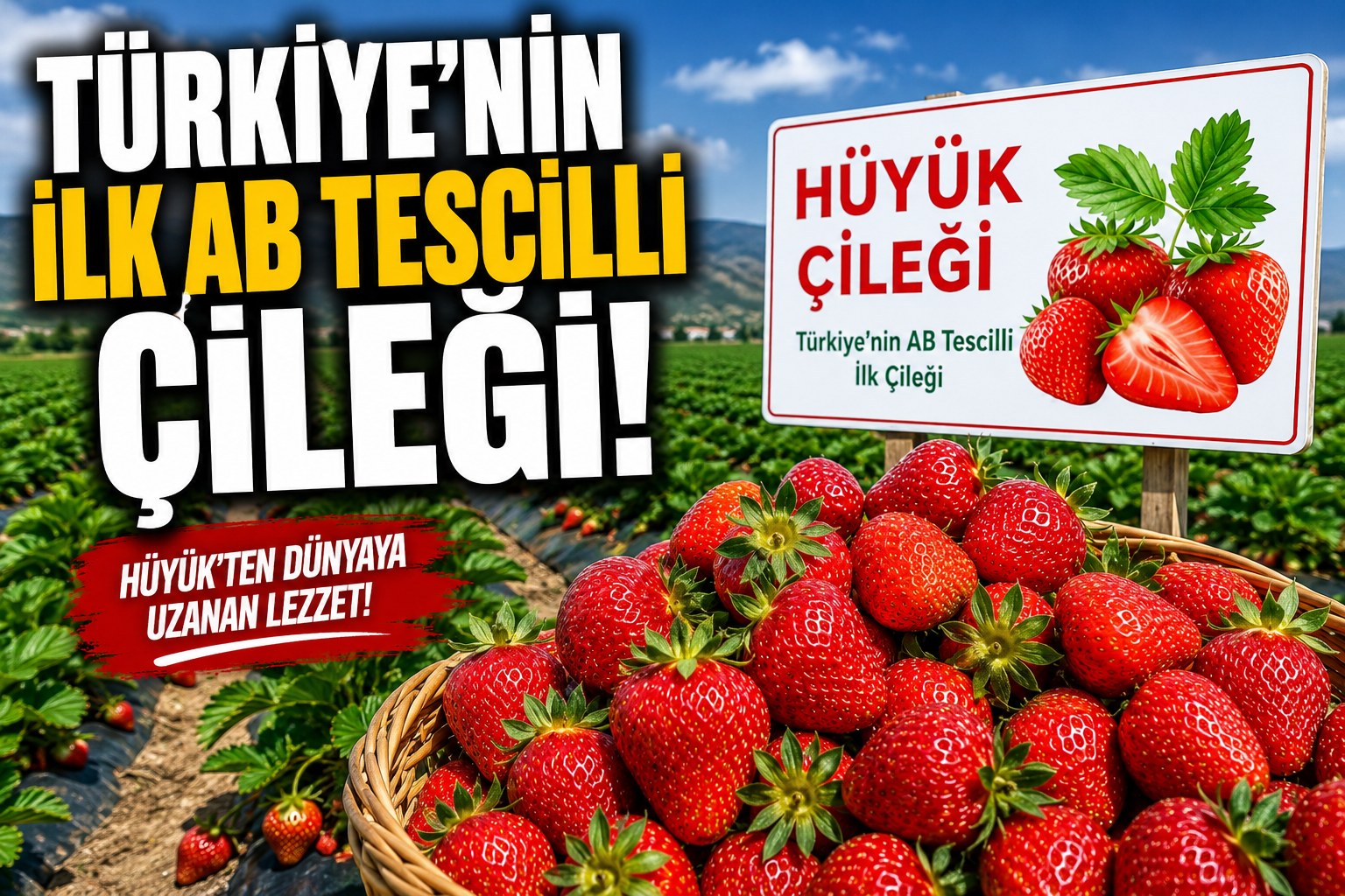 TÜRKİYE'NİN İLK AB TESCİLLİ ÇİLEĞİ!