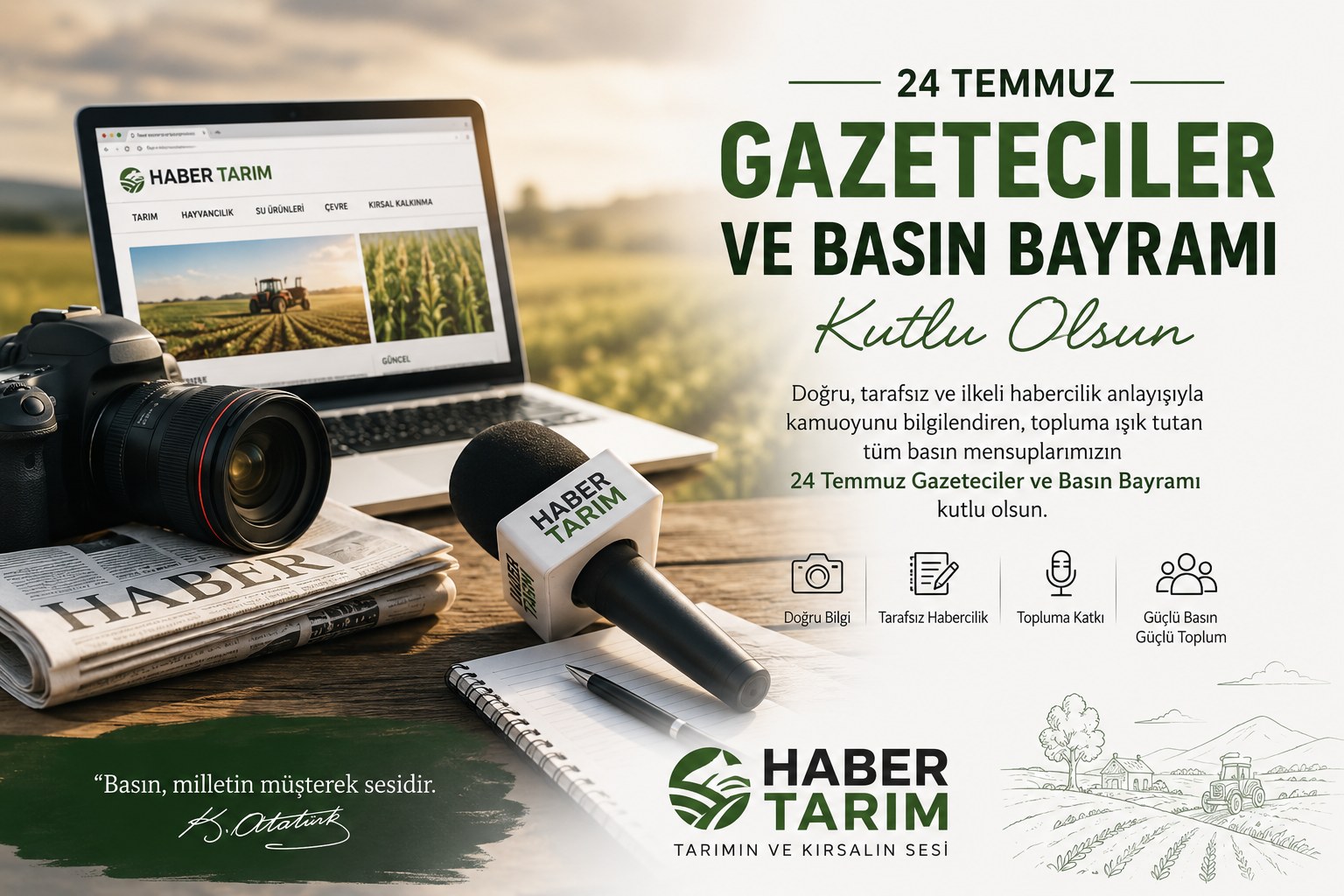 24 TEMMUZ GAZETECİLER VE BASIN BAYRAMI KUTLU OLSUN