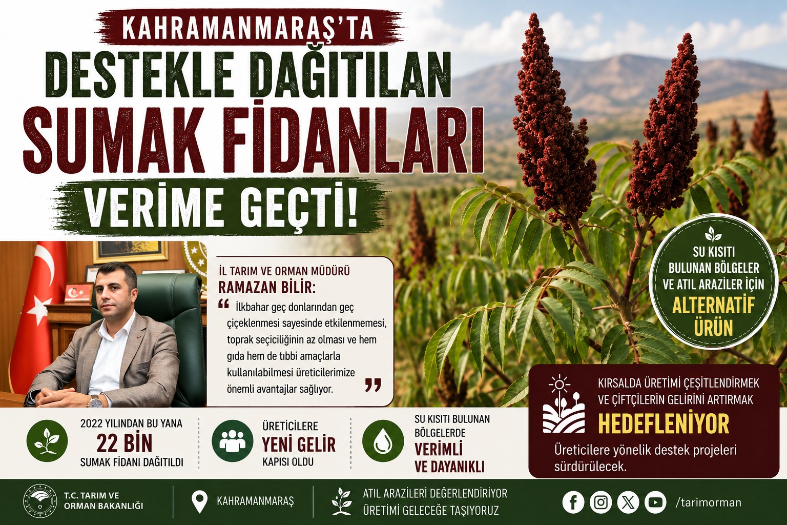 DESTEKLE DİKİLDİ, ŞİMDİ KAZANDIRIYOR!