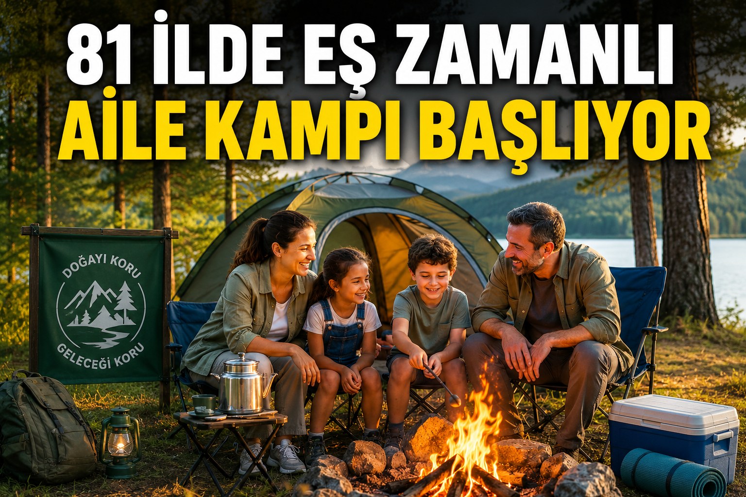 81 İLDE EŞ ZAMANLI AİLE KAMPI BAŞLIYOR