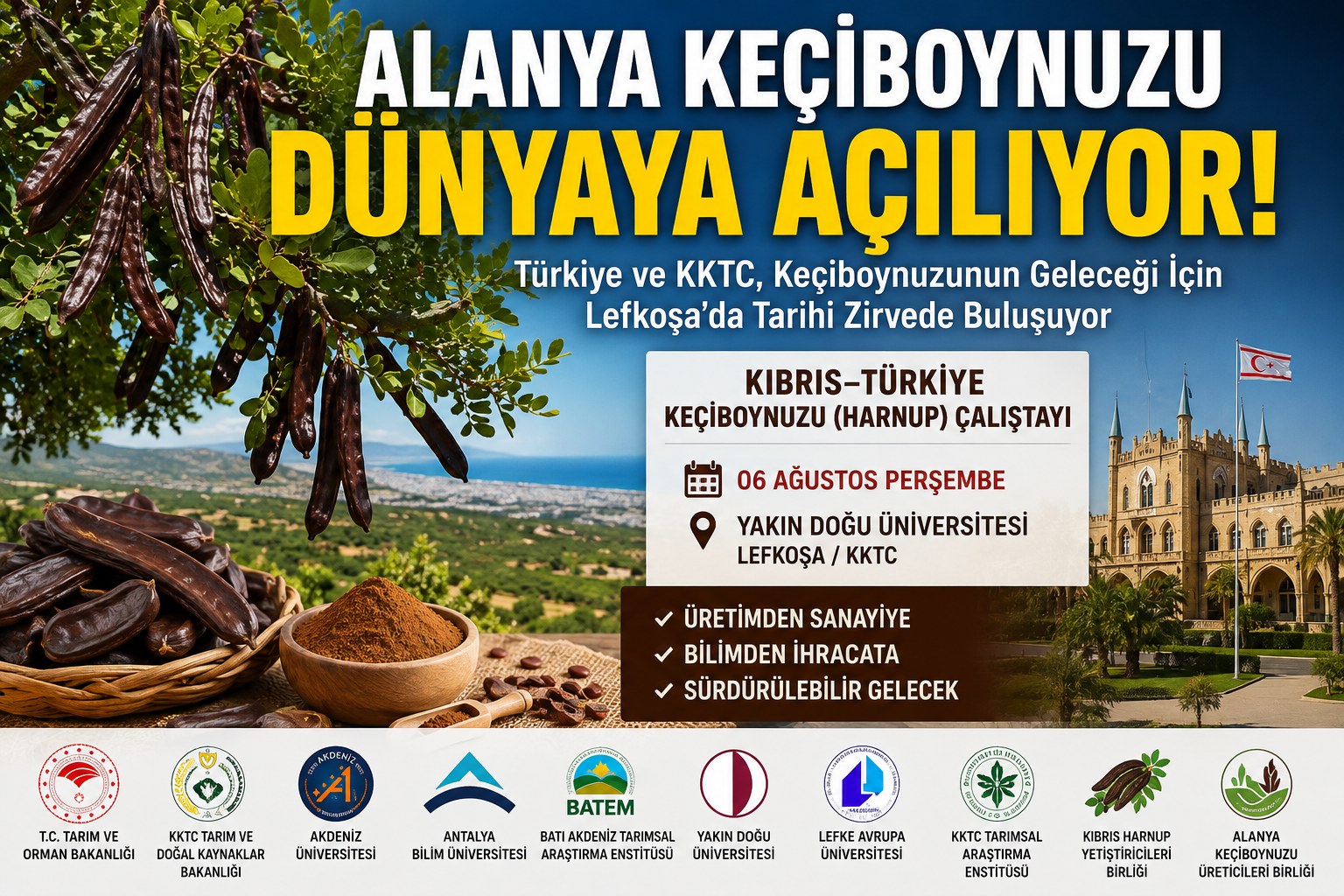 ALANYA'DAN DÜNYAYA KEÇİBOYNUZU HAMLESİ