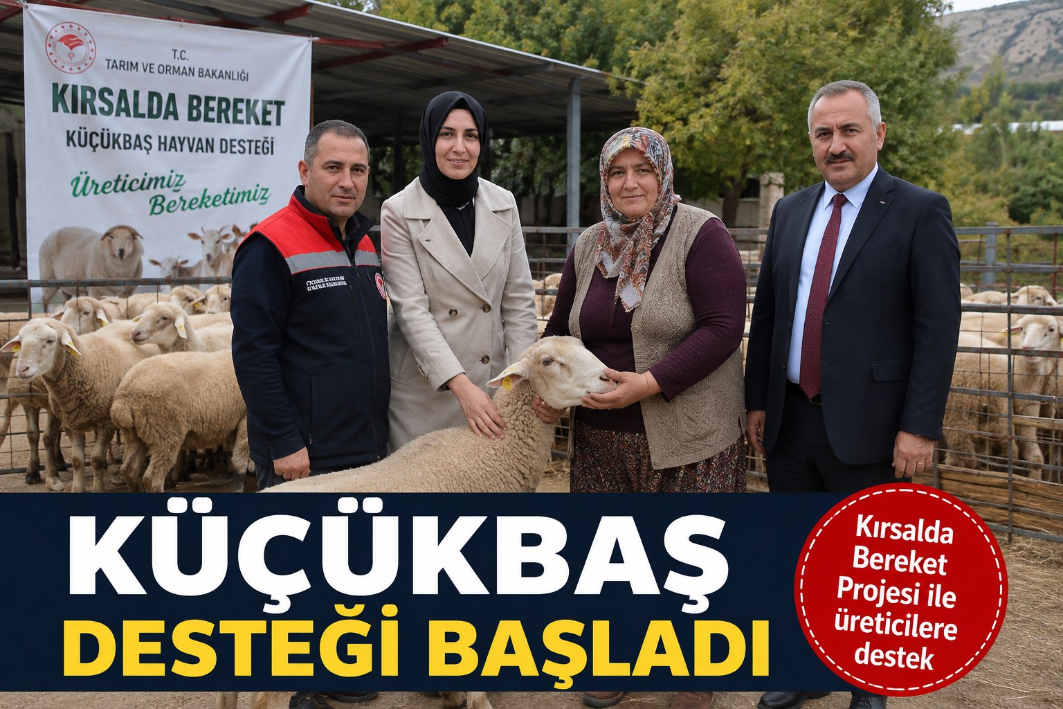 KÜÇÜKBAŞ DESTEĞİ BAŞLADI