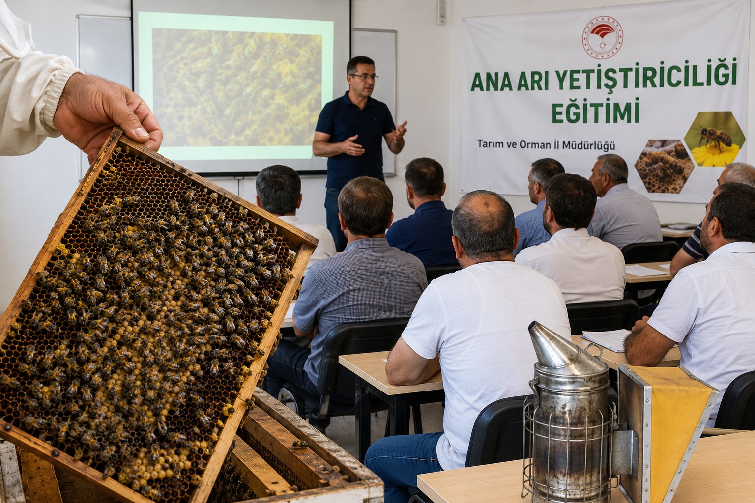 ARICILARA VERİMİ ARTIRACAK ANA ARI EĞİTİMİ