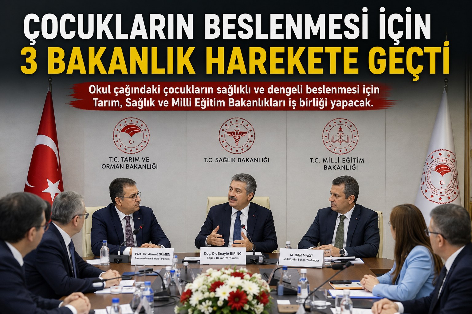 ÇOCUKLARIN BESLENMESİ İÇİN 3 BAKANLIK HAREKETE GEÇTİ