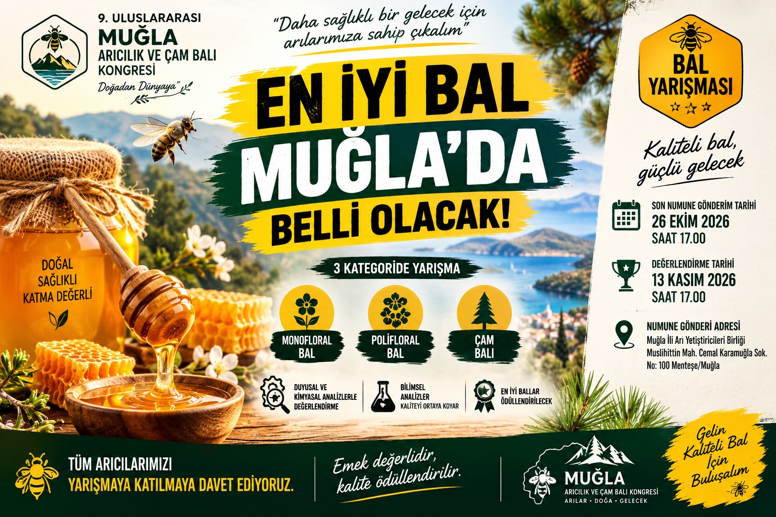 EN İYİ BAL MUĞLA’DA BELLİ OLACAK