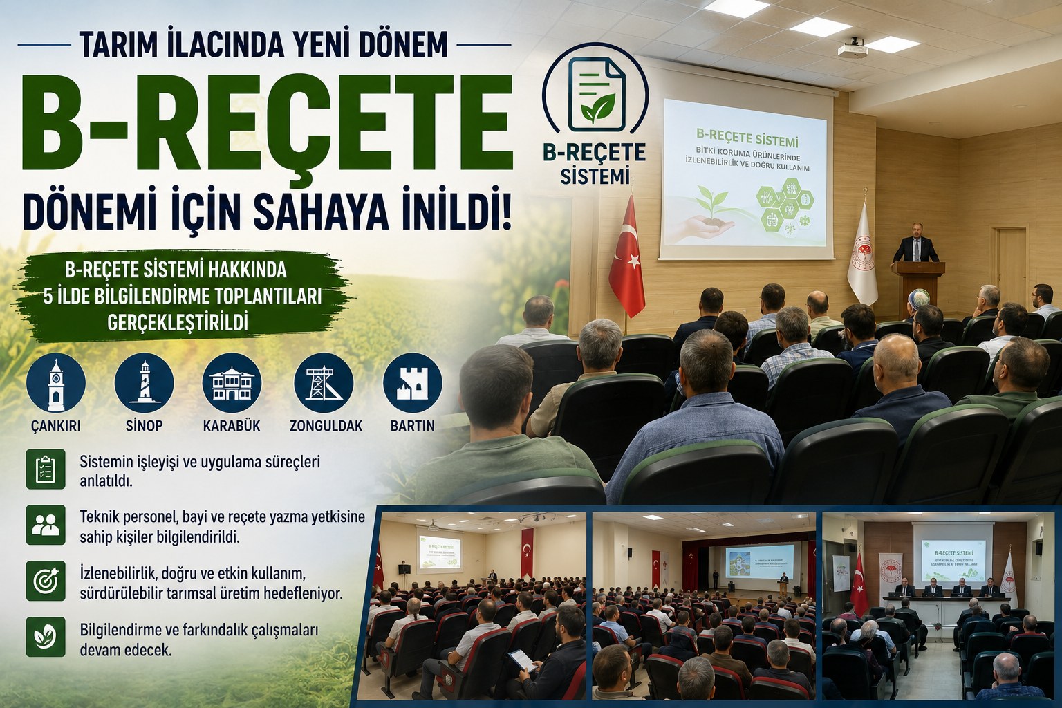 TARIM İLACINDA B-REÇETE DÖNEMİ