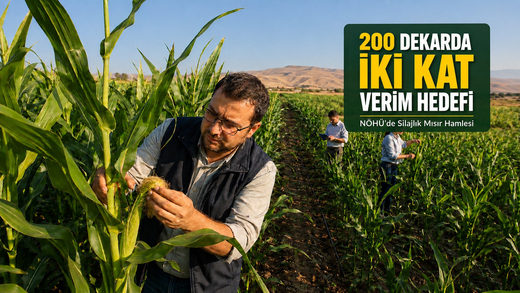 200 DEKARDA BÜYÜK HEDEF VERİM İKİYE KATLANACAK