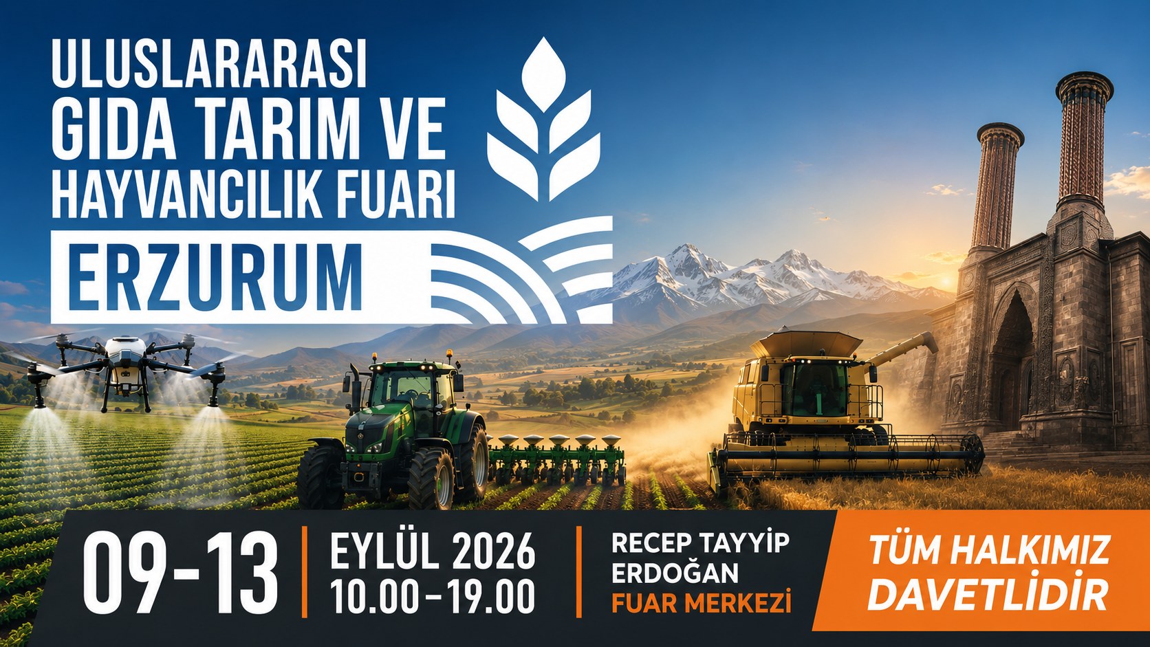 ERZURUM TARIM VE HAYVANCILIK FUARINA HAZIRLANIYOR
