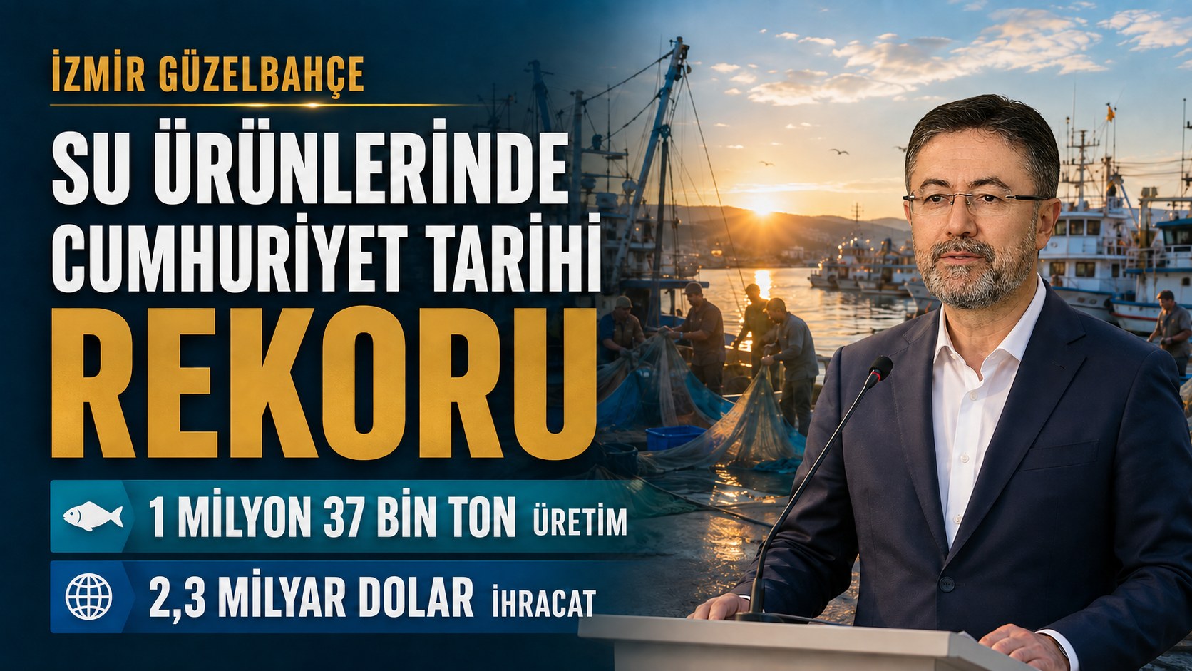 SU ÜRÜNLERİNDE CUMHURİYET TARİHİ REKORU