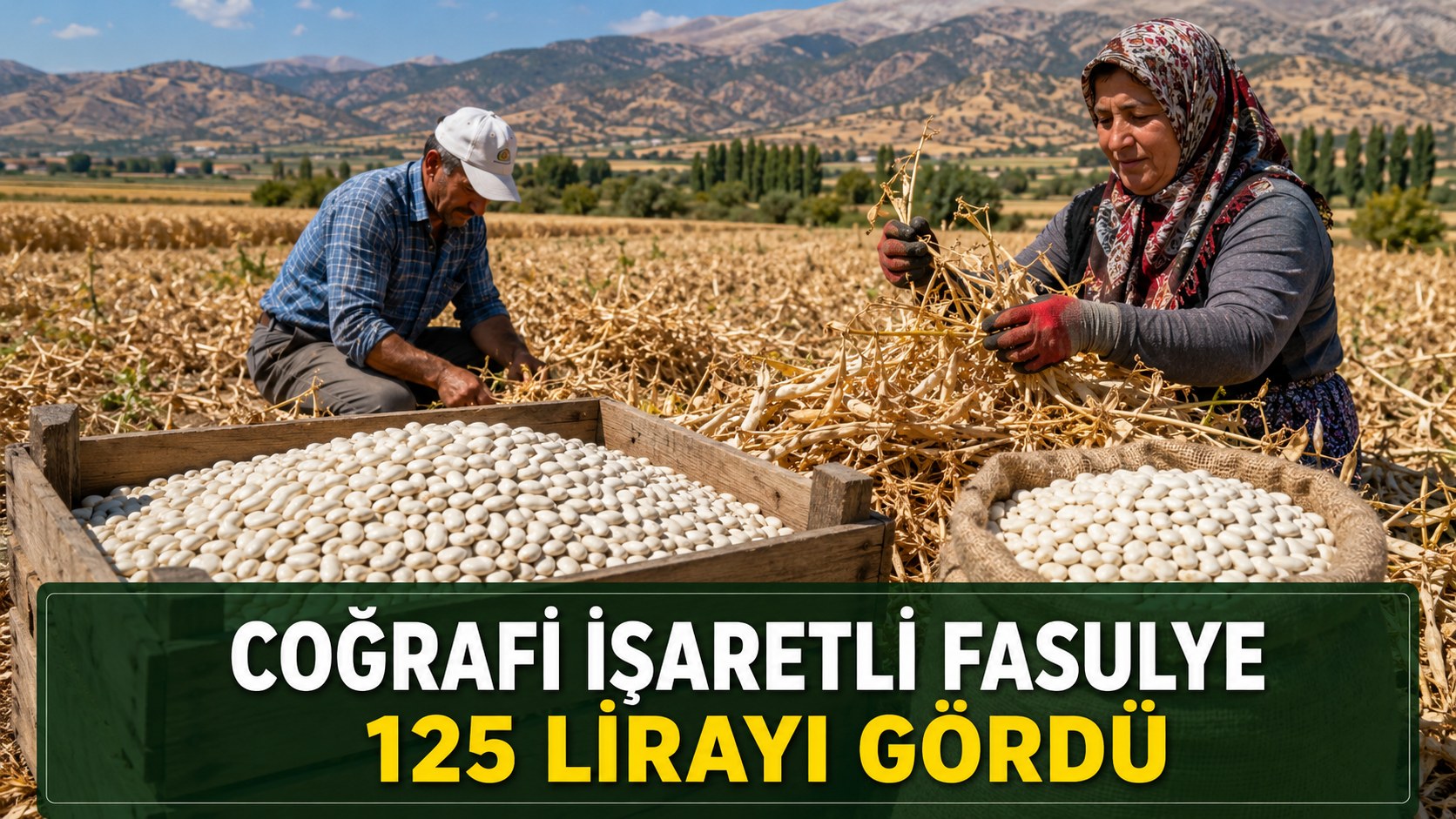 COĞRAFİ İŞARETLİ FASULYE 125 LİRAYI GÖRDÜ