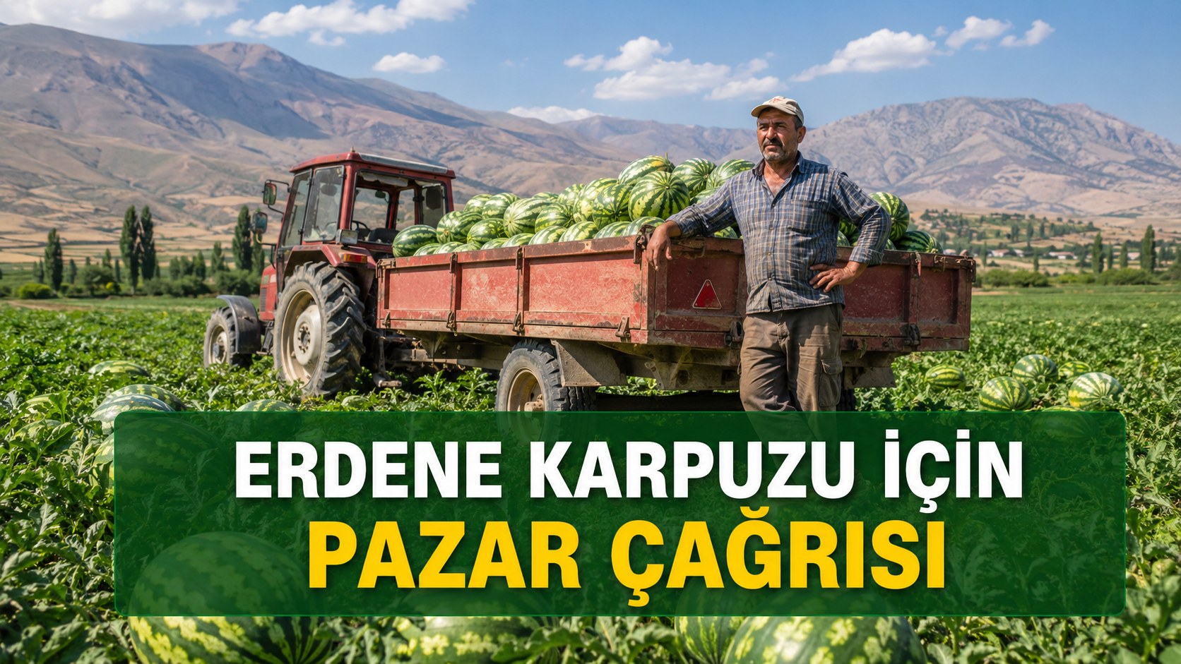 ERDENE KARPUZU İÇİN PAZAR ÇAĞRISI