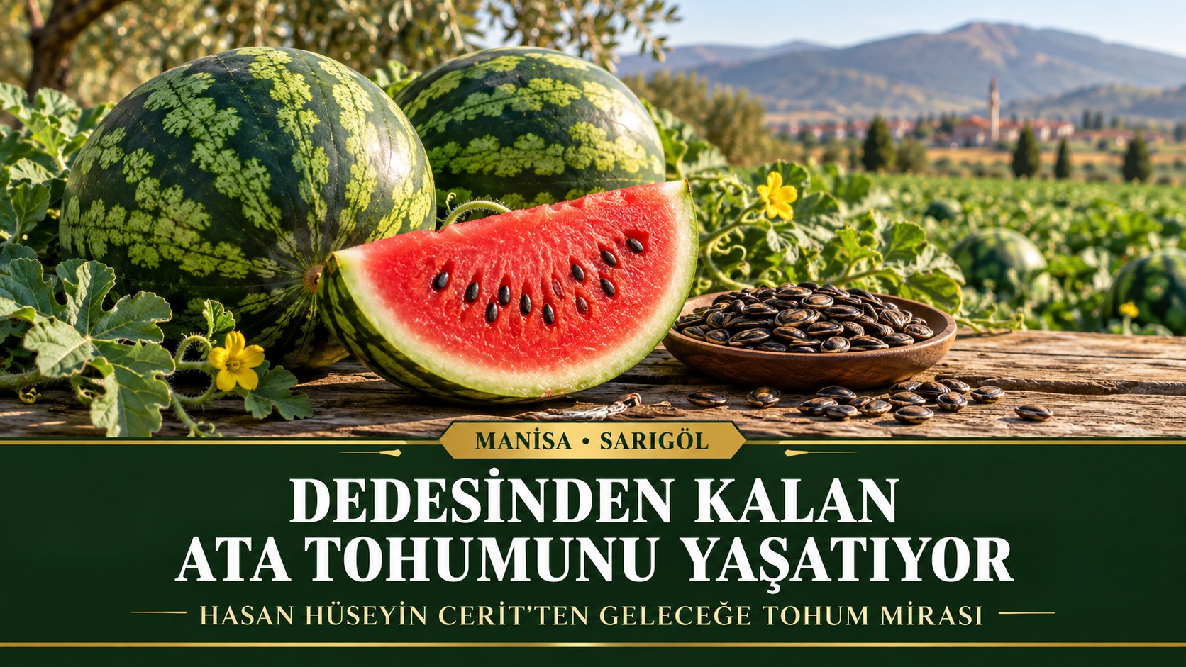 DEDESİNDEN KALAN ATA TOHUMUNU YAŞATIYOR