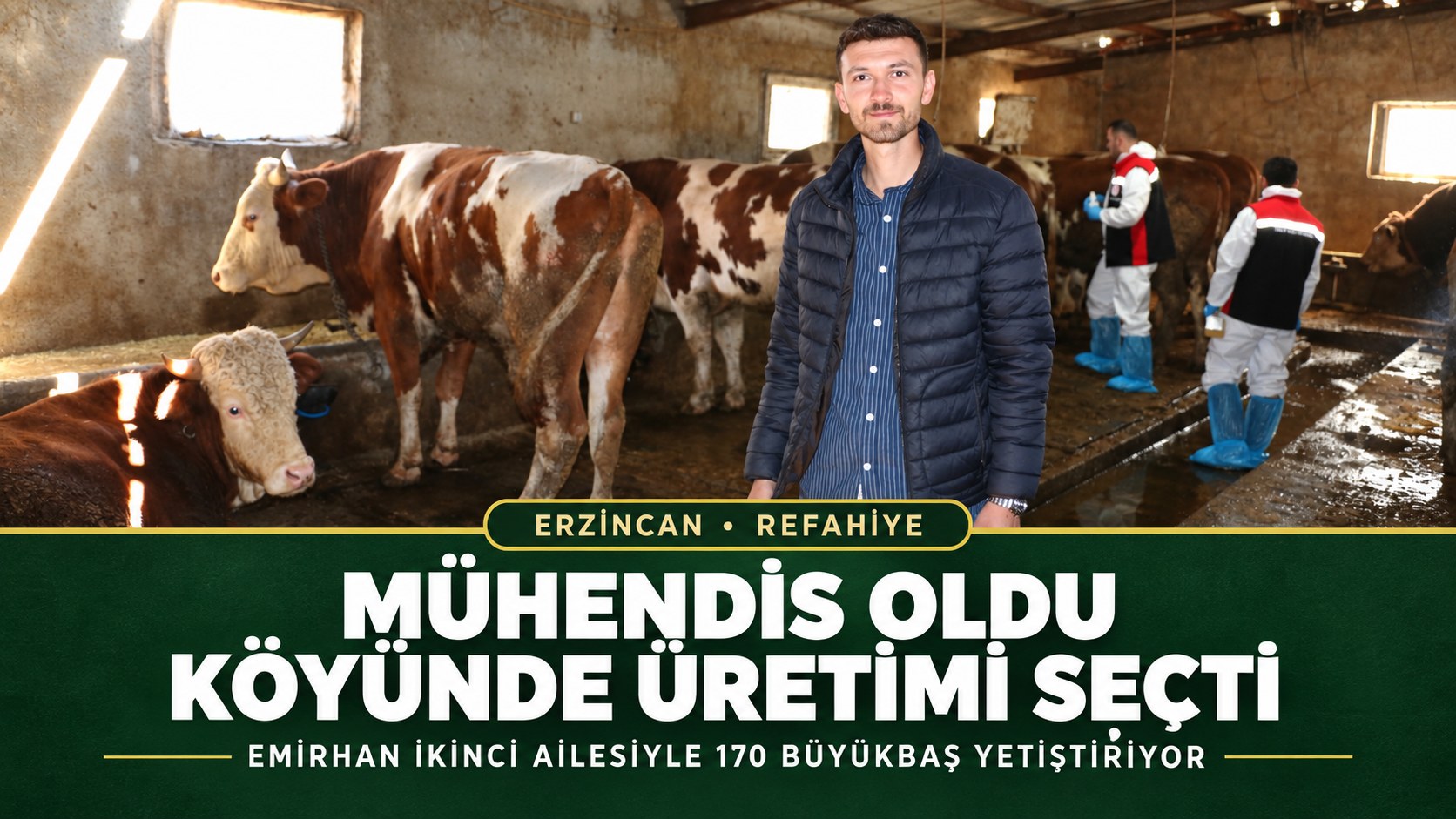 MÜHENDİS OLDU KÖYÜNDE ÜRETİMİ SEÇTİ