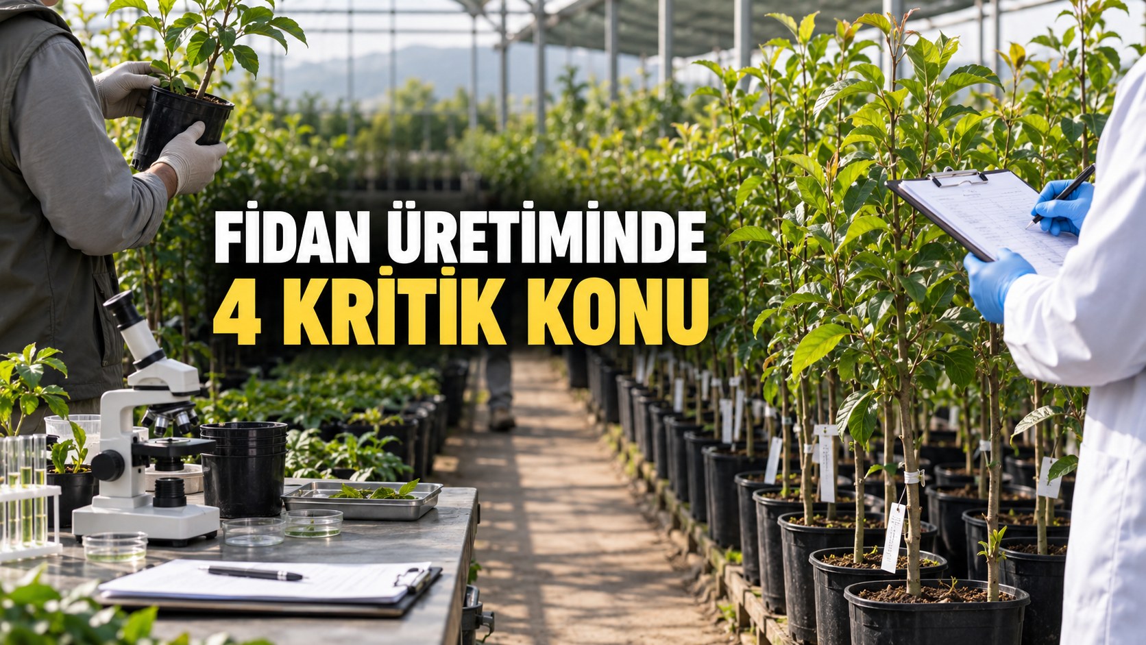 FİDAN ÜRETİMİNDE SORUNLAR VE İHRACAT MASAYA YATIRILDI
