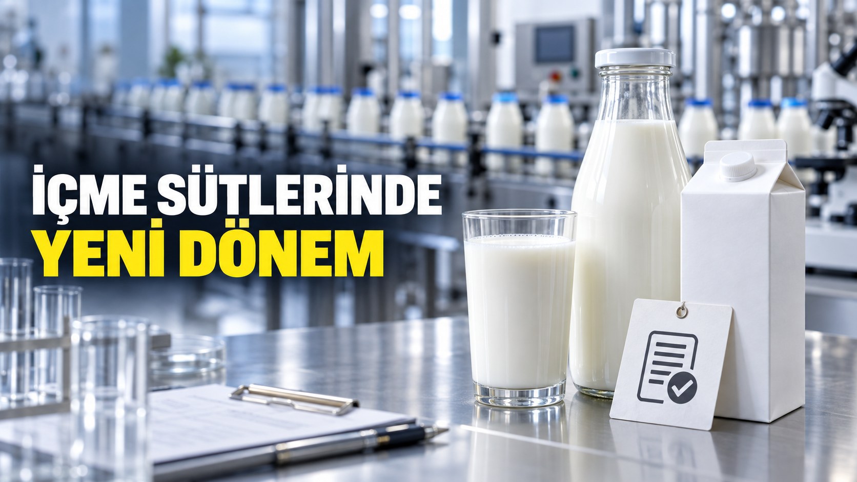 İÇME SÜTLERİNDE YENİ DÖNEM BAŞLADI
