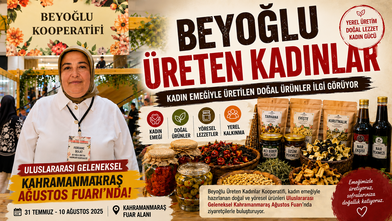 FUARDA KADIN EMEĞİ RÜZGÂRI
